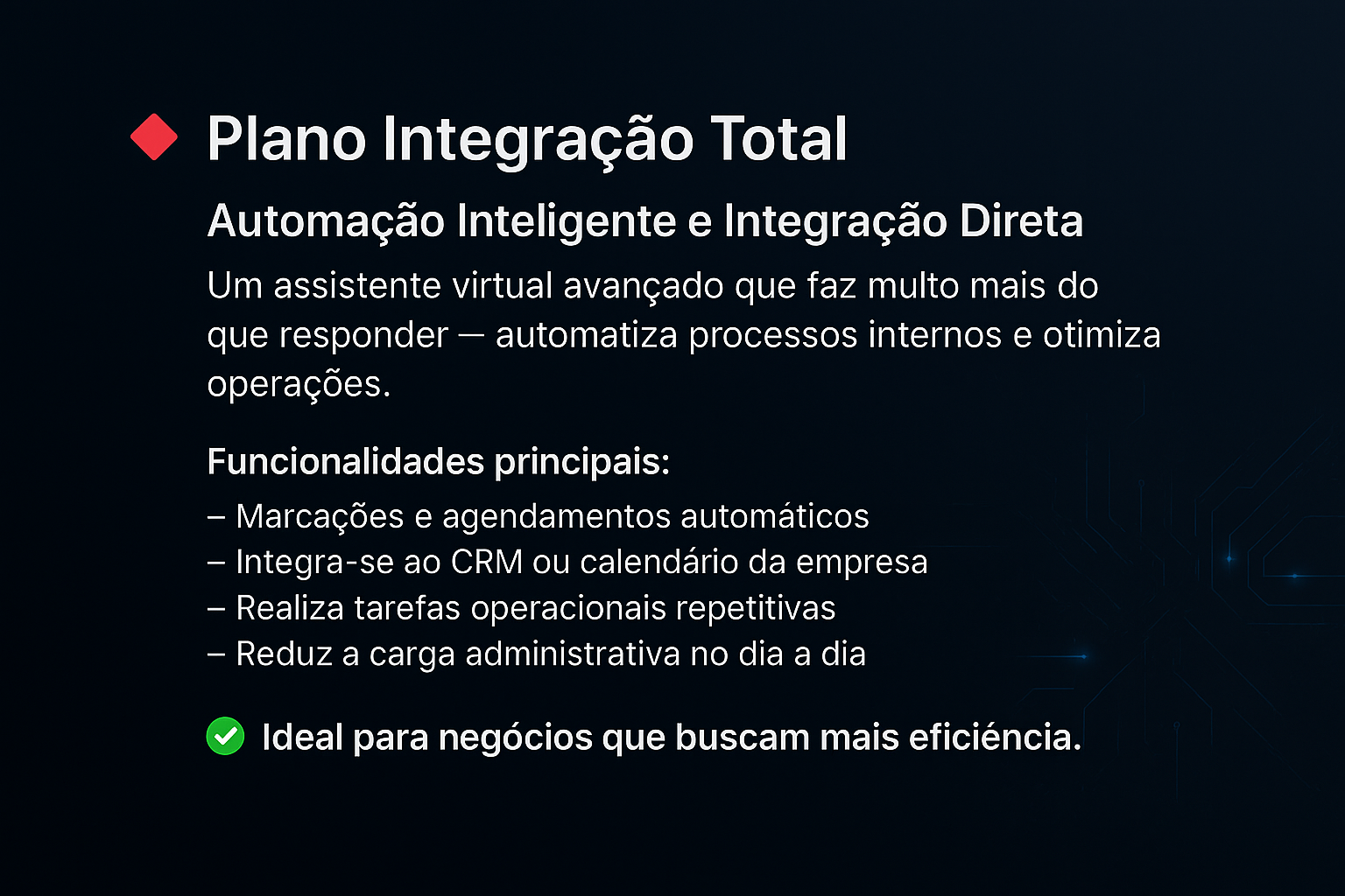 Plano Integração Total